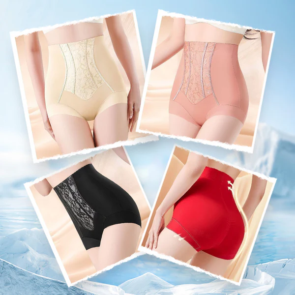 Shapewear bodysuit with high waist