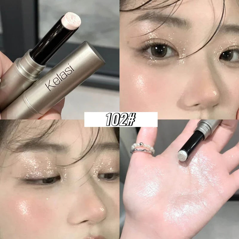 Fine Glitter Soft Jelly Clay Highlighting Stick