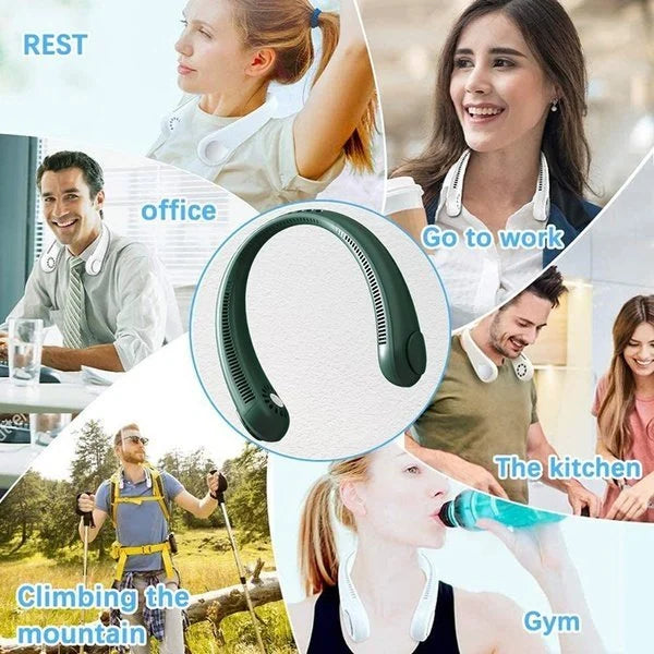 🎁Last Day Promotion SAVE 49% - 2023 New Portable Neck Fan(Buy 3 Free Shipping)