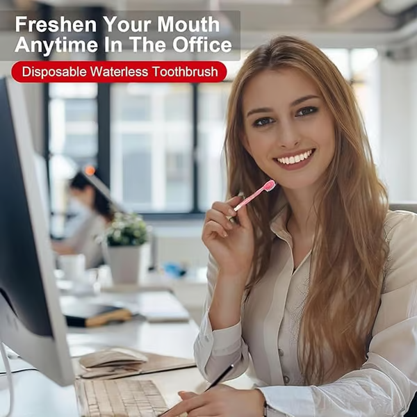 5 in 1 Mini Toothbrush Floss Tongue Scraper Toothpick Set