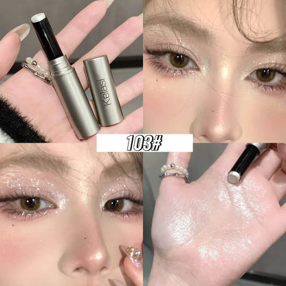 Fine Glitter Soft Jelly Clay Highlighting Stick