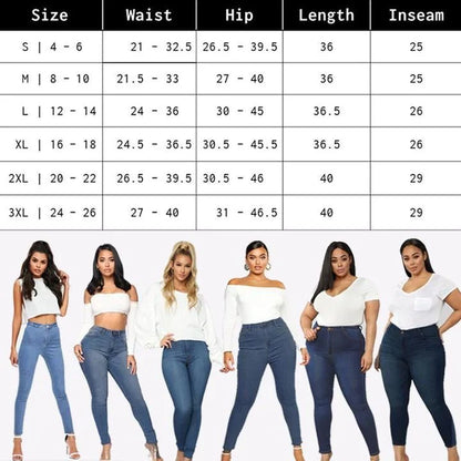 2025 PLUS SIZE JEANS LEGGINGS