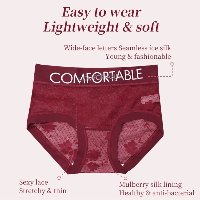Comfortable High Elastic Wide Waistband Underwear