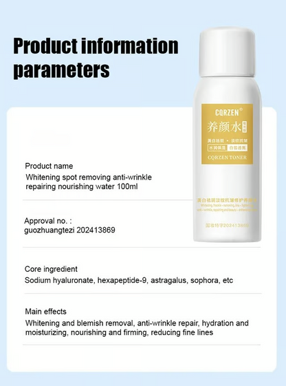 Blemish removal whitening and beauty water