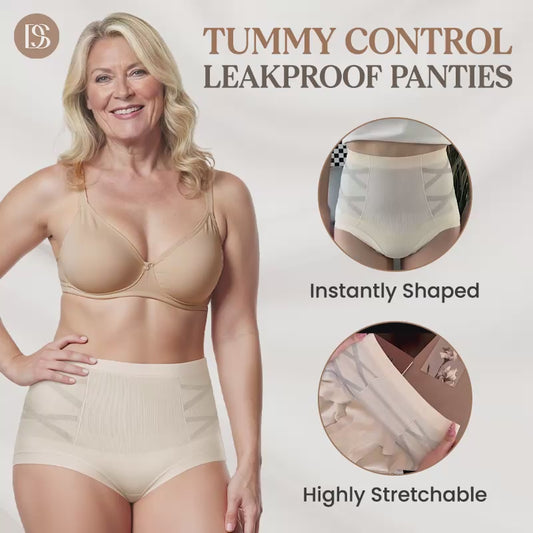 High-Waist Tummy Control Leakproof Comfortable Panties