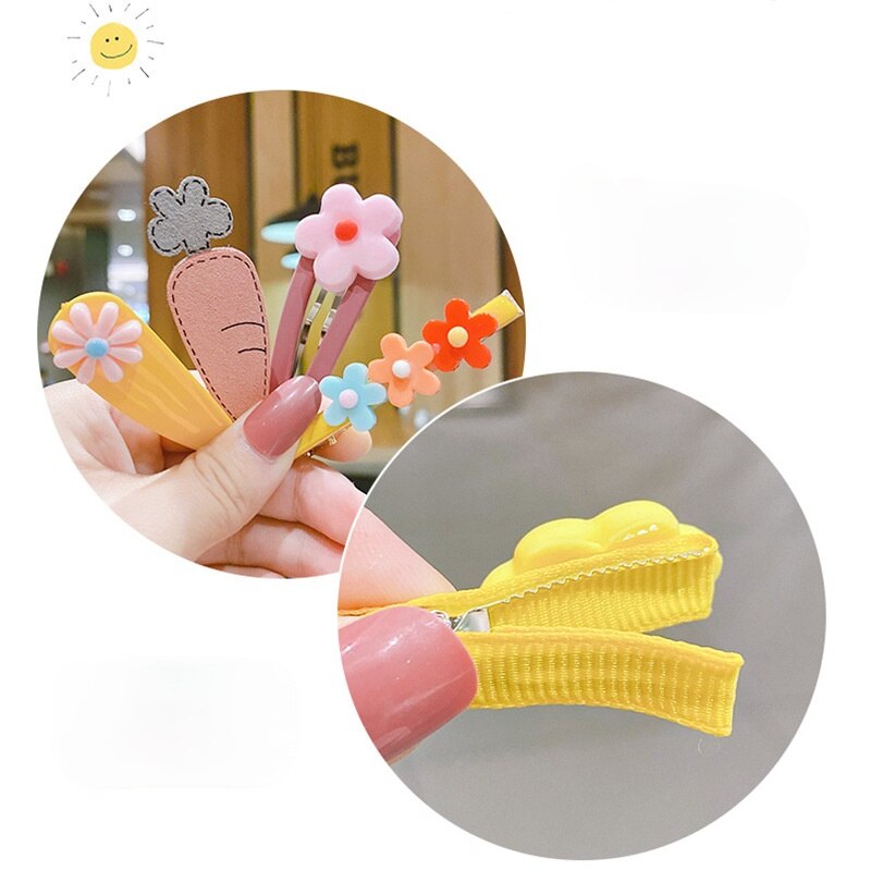 Rainbow Hair Clip Set