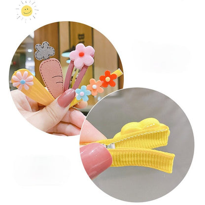 Rainbow Hair Clip Set