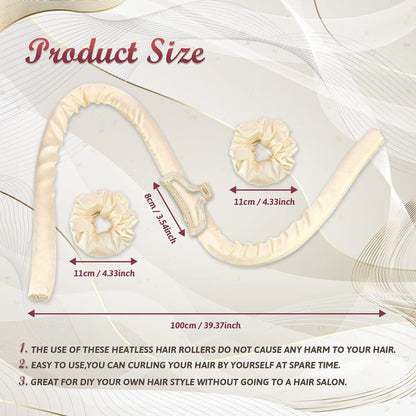 Heatless Hair Curler Headband