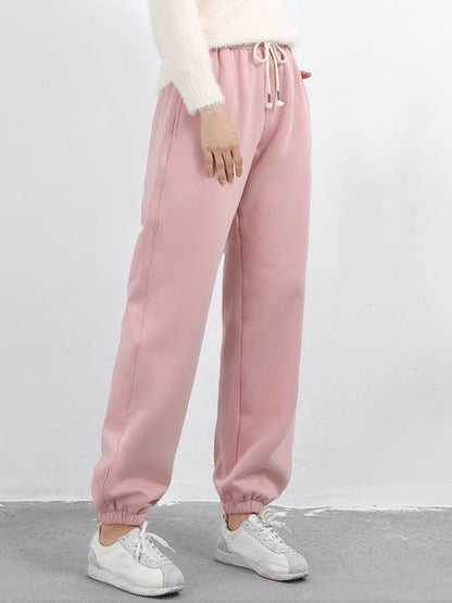 2021 New Arrival Casual Cotton Warm Fleece Pants