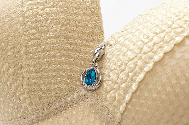 Women Back Buckle Cotton Bras Wire Free Plus Size  Shoulder Straps Brasieres Comfort