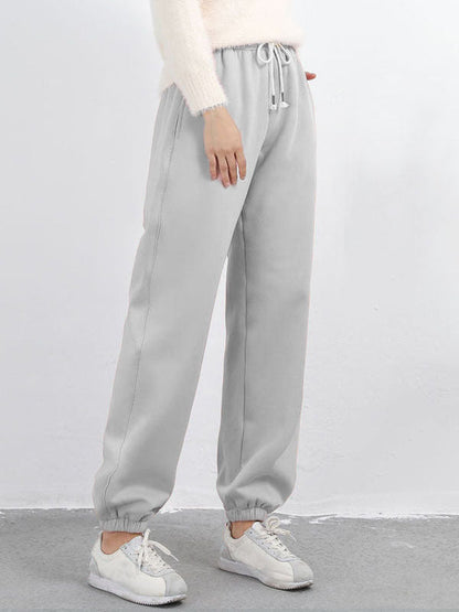 2021 New Arrival Casual Cotton Warm Fleece Pants