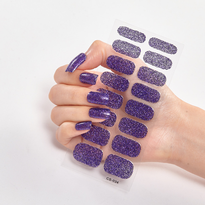 Glitter Nail Self Decals