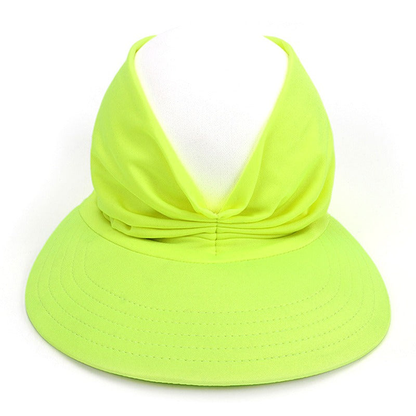 Summer womens UV protection stretch sun hat
