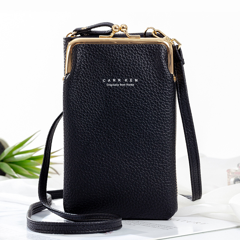 Women Phone Bag Solid Crossbody Bag