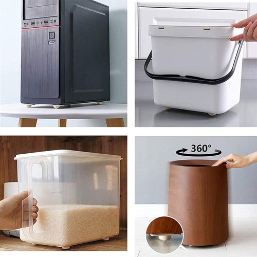 360 Degree Rotation Sticky Pulley 4 PCS