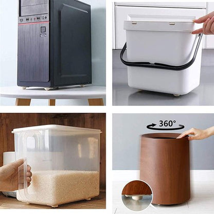 360 Degree Rotation Sticky Pulley 4 PCS