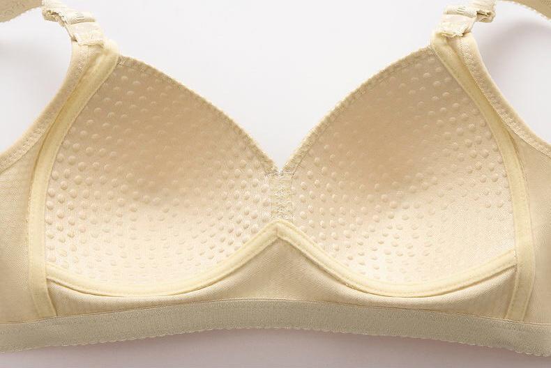 Women Back Buckle Cotton Bras Wire Free Plus Size  Shoulder Straps Brasieres Comfort