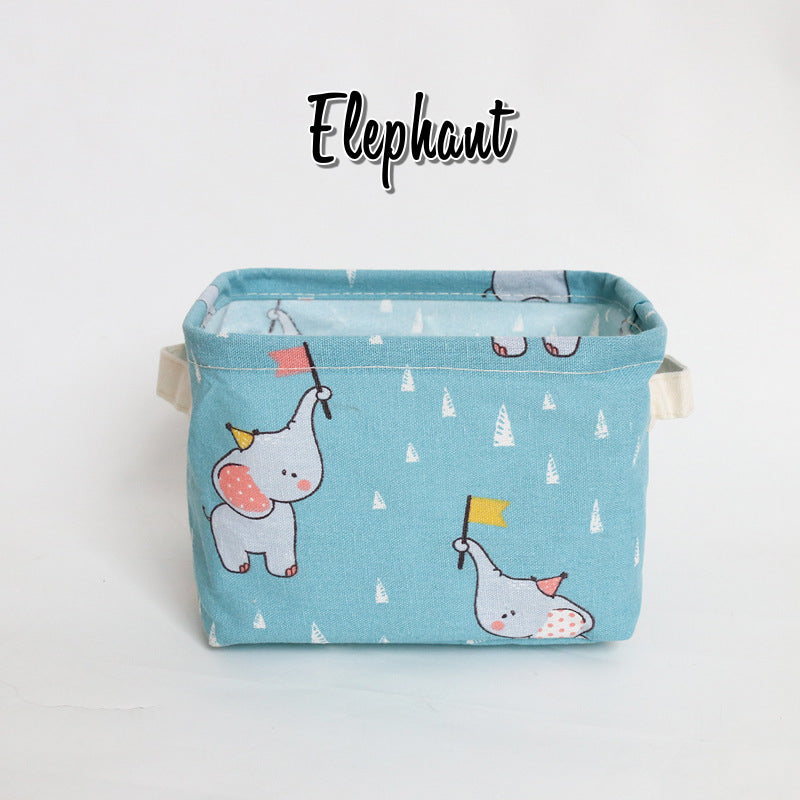 Foldable Canvas Cartoon Storage Box