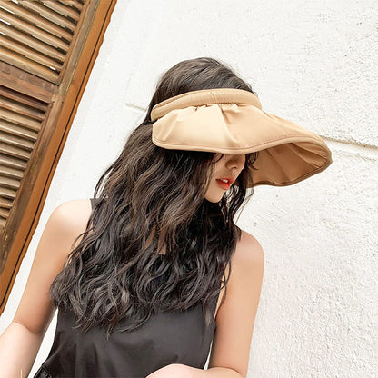 2 in 1 Sun Visor Hat Wide