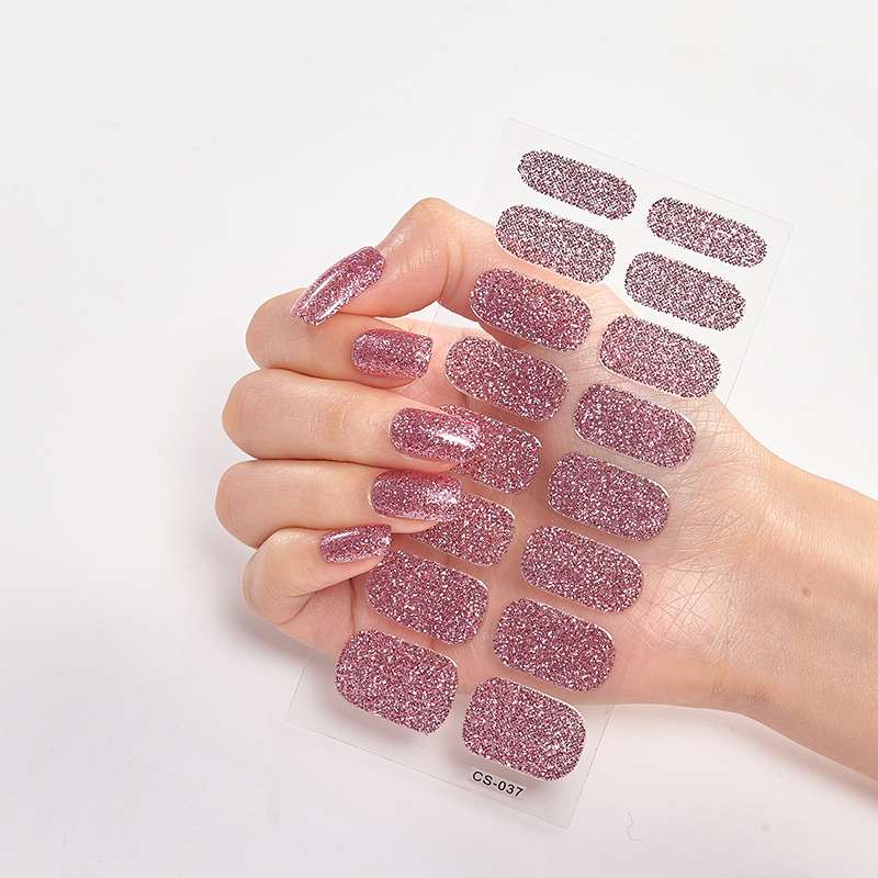 Glitter Nail Self Decals