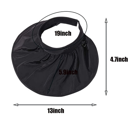 2 in 1 Sun Visor Hat Wide
