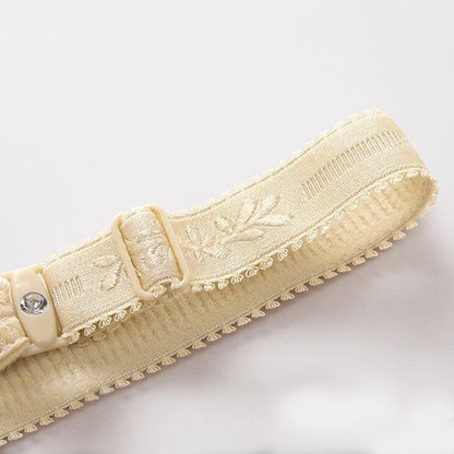 Women Back Buckle Cotton Bras Wire Free Plus Size  Shoulder Straps Brasieres Comfort