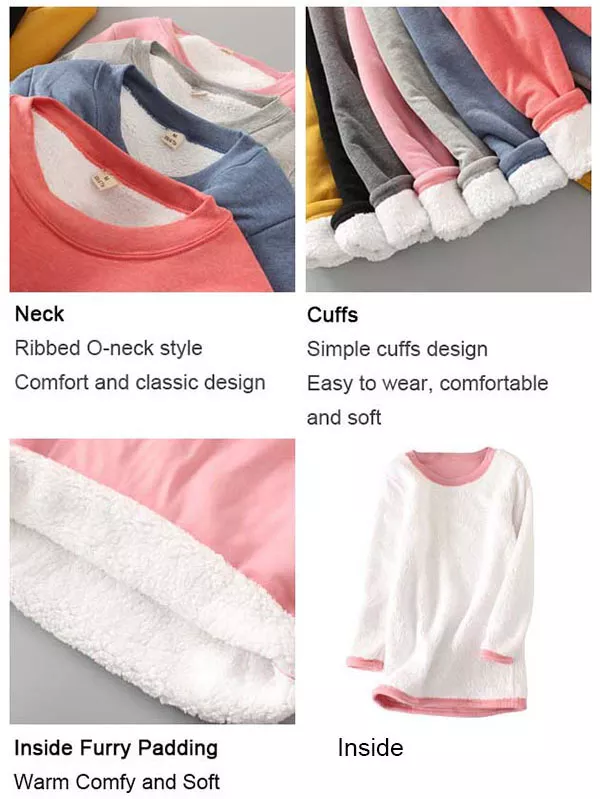 2021 NEW Casual Cotton Round Neck Solid Sweatshirt