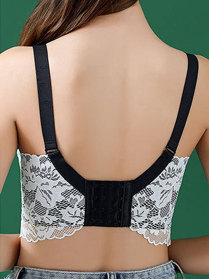Breathable Lace Rabbit Ear Minimizer Bras