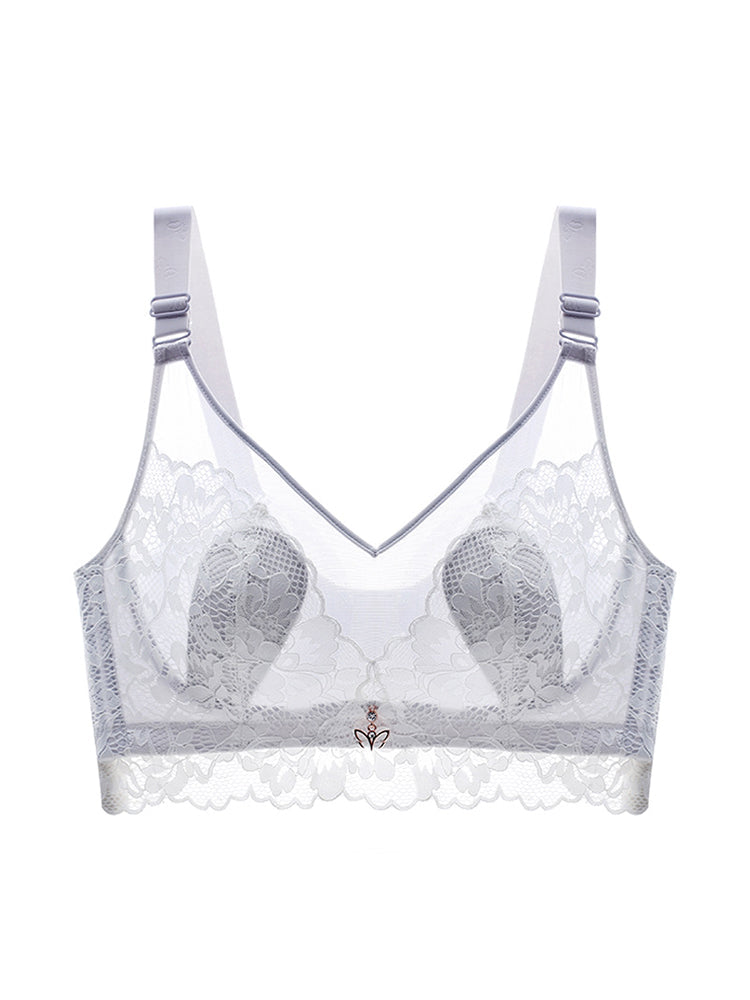 Breathable Lace Rabbit Ear Minimizer Bras