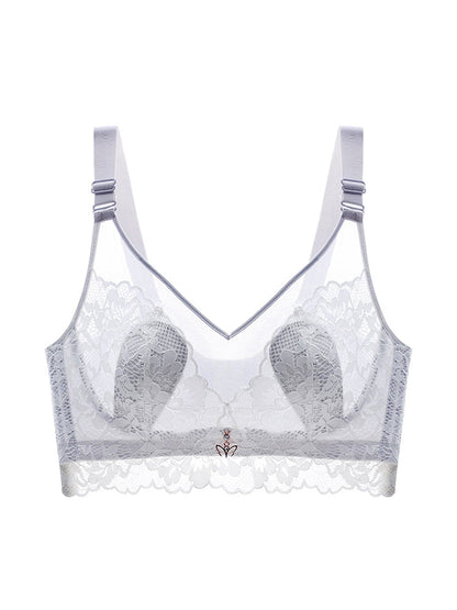 Breathable Lace Rabbit Ear Minimizer Bras