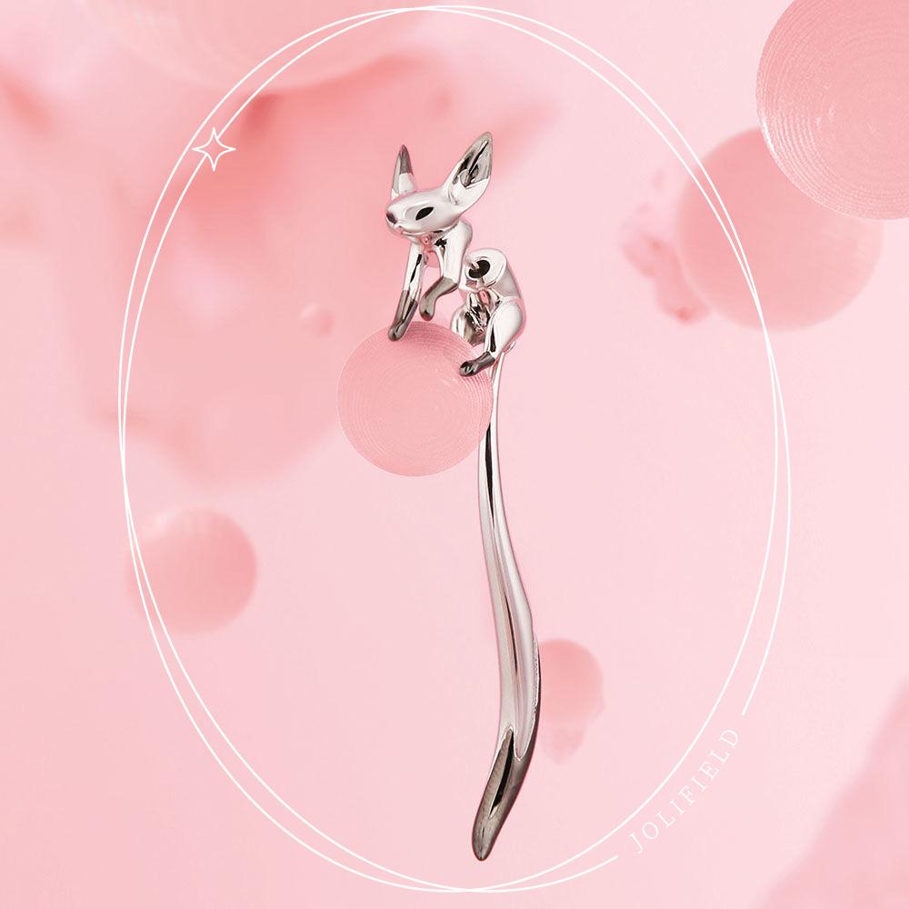 WAGGING TAIL FOX EARRINGS