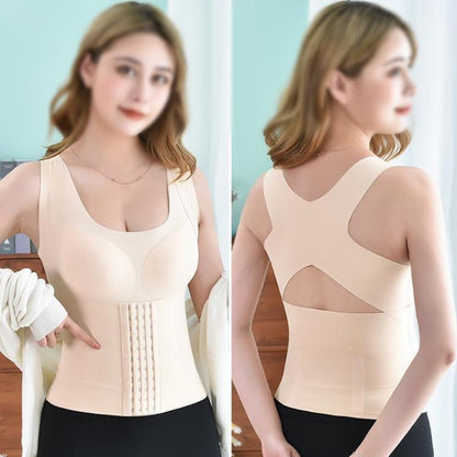 2 in 1 Waist Buttoned Bra