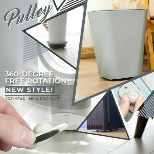360 Degree Rotation Sticky Pulley 4 PCS