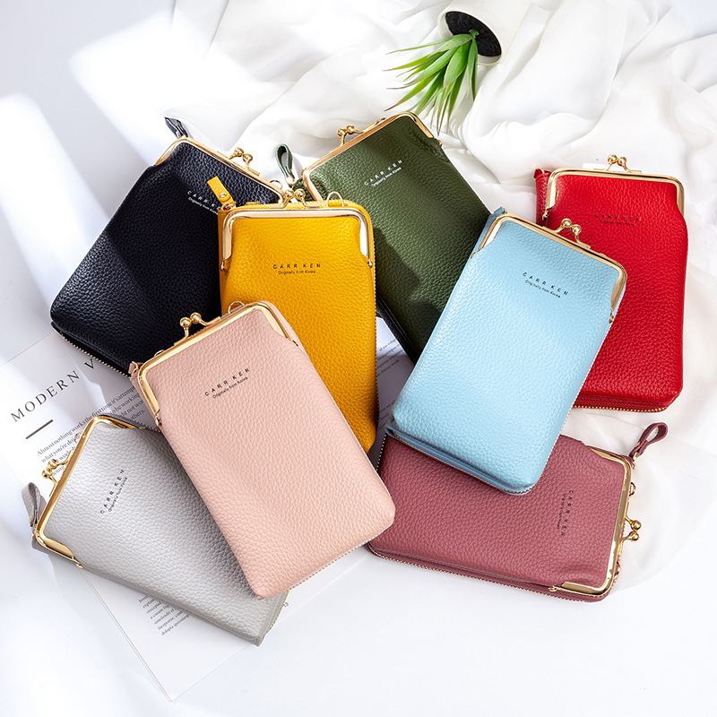 Women Phone Bag Solid Crossbody Bag