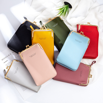 Women Phone Bag Solid Crossbody Bag