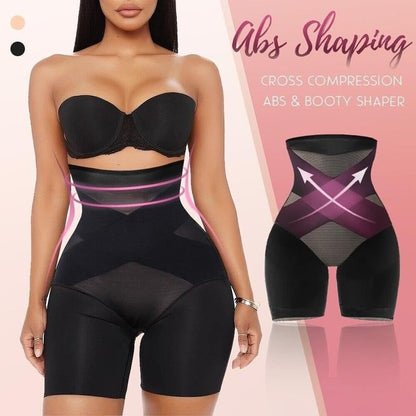 CROSS COMPRESSION ABS BOOTY HIGH WAISTED SHAPER