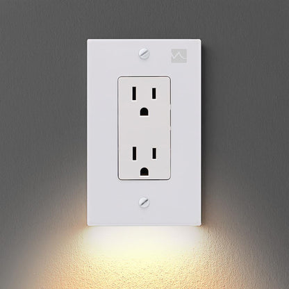 Outlet Wall Plate With Night Lights
