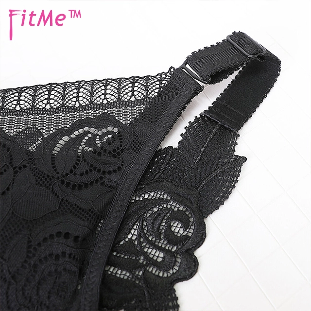 FitMe Rose Embroidery Front Closure Wirefree Bra