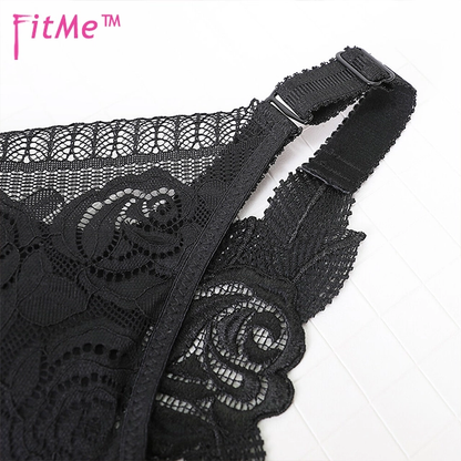 FitMe Rose Embroidery Front Closure Wirefree Bra