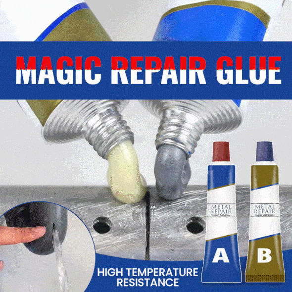 Metal repair glue