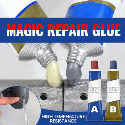 Metal repair glue