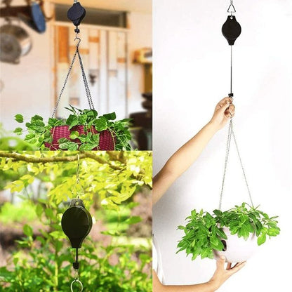 Plant Pulley Set For Garden Baskets Pots Birds Feeder