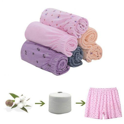 2021 New High Waist Leak Proof Cotton Boxer Panties