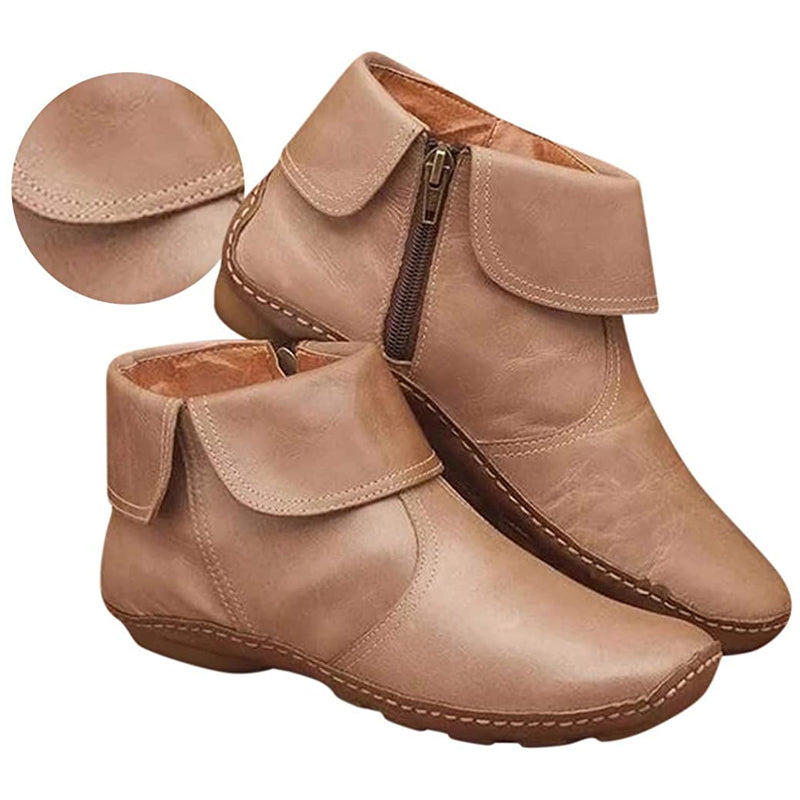 2022 Autumn And Winter New Fashion Soft Soled Flat Bottomed Short Tube Martin Boots