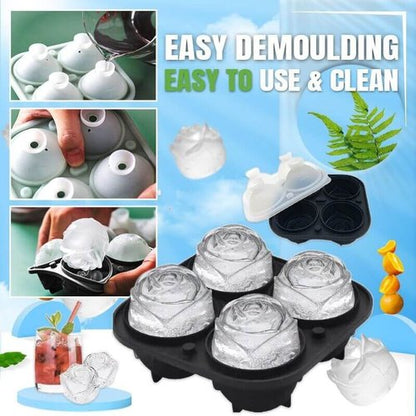 Large Rose Ice Cube Mould