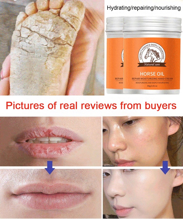 Nourishing Moisturizing Horse Oil Anti-Frostbite Anti-Cracking Hand Cream