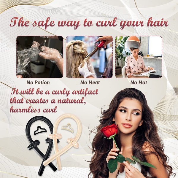 Heatless Hair Curler Headband