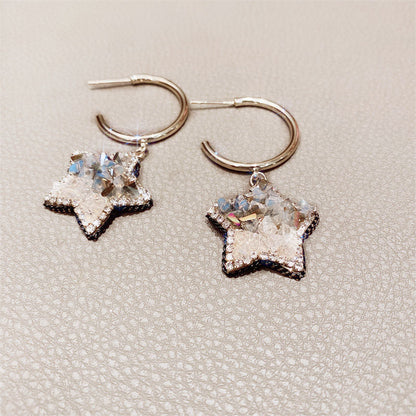 Crystal Star Earrings