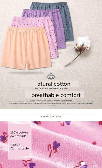 2021 New High Waist Leak Proof Cotton Boxer Panties