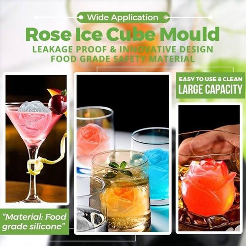 Large Rose Ice Cube Mould